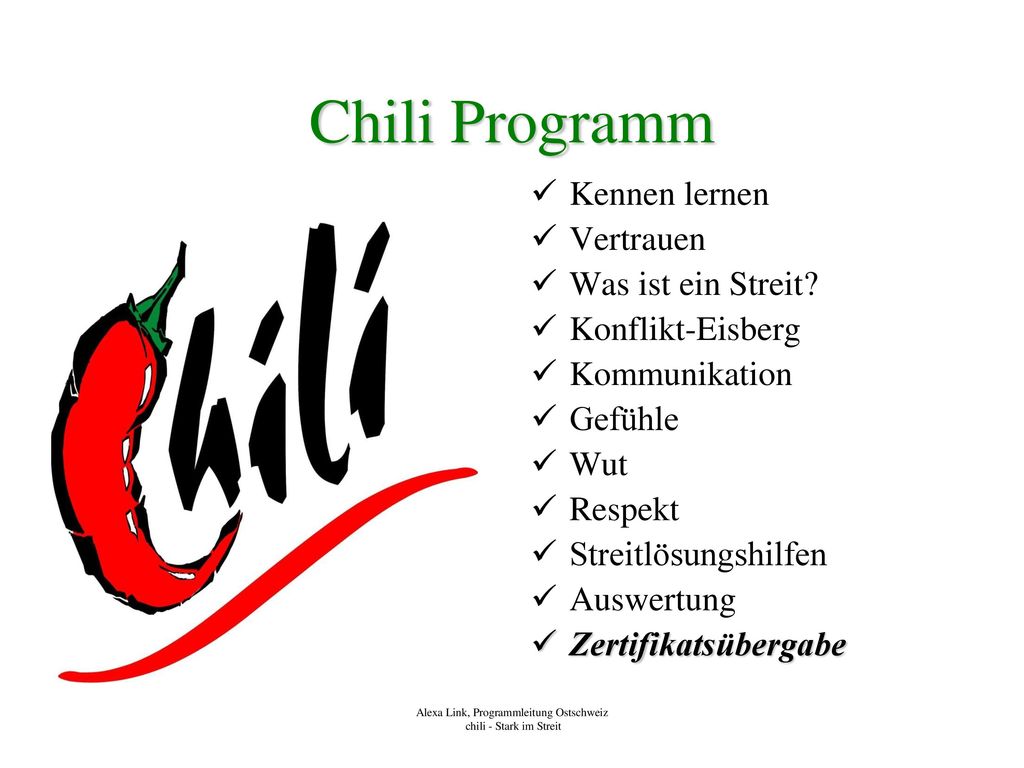 programm kennenlernen programm kennenlernen